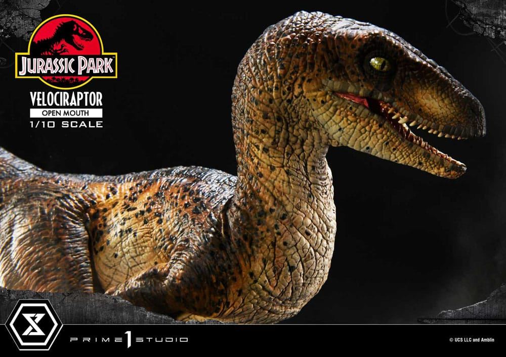 Jurassic Park Prime Collectibles Statue 1/10 Velociraptor Open Mouth 19cm - Scale Statue - Prime 1 Studio - Hobby Figures UK