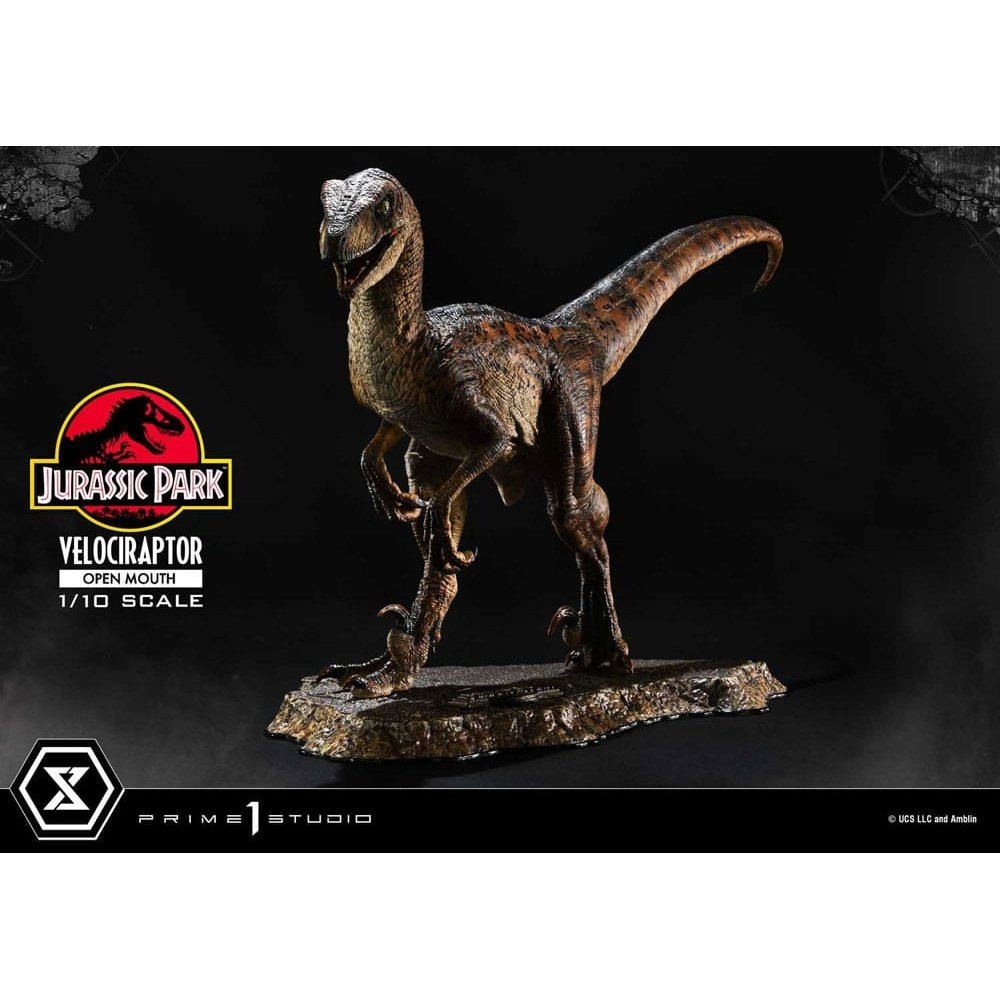 Jurassic Park Prime Collectibles Statue 1/10 Velociraptor Open Mouth 19cm - Scale Statue - Prime 1 Studio - Hobby Figures UK