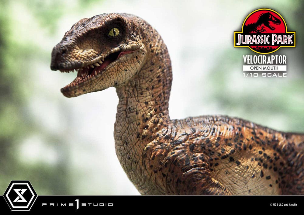 Jurassic Park Prime Collectibles Statue 1/10 Velociraptor Open Mouth 19cm - Scale Statue - Prime 1 Studio - Hobby Figures UK