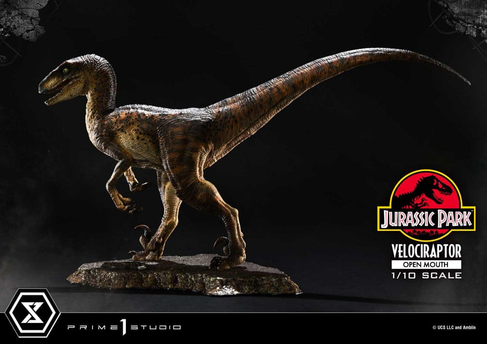 Jurassic Park Prime Collectibles Statue 1/10 Velociraptor Open Mouth 19cm - Scale Statue - Prime 1 Studio - Hobby Figures UK