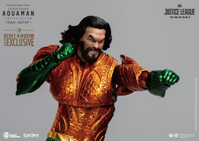 Justice League Dynamic 8ction Heroes Action Figure 1/9 Aquaman Comic Color Ver. 20cm - Action Figures - Beast Kingdom Toys - Hobby Figures UK