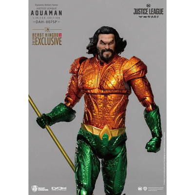 Justice League Dynamic 8ction Heroes Action Figure 1/9 Aquaman Comic Color Ver. 20cm - Action Figures - Beast Kingdom Toys - Hobby Figures UK