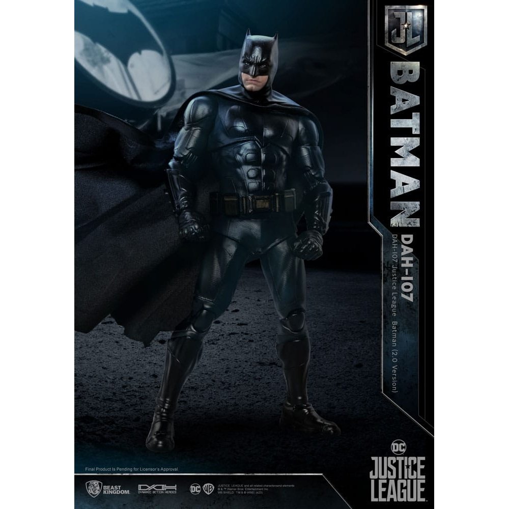 Justice League Dynamic 8ction Heroes Action Figure 1/9 Justice League Batman 20cm - Action Figures - Beast Kingdom Toys - Hobby Figures UK