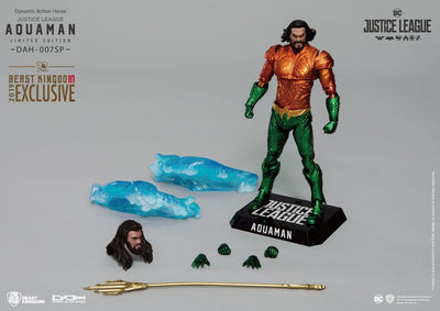 Justice League Dynamic 8ction Heroes Action Figure 1/9 Aquaman Comic Color Ver. 20cm - Action Figures - Beast Kingdom Toys - Hobby Figures UK