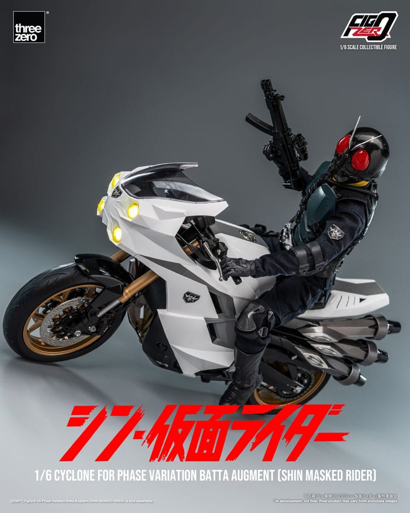 Kamen Rider FigZero Vehicle 1/6 Cyclone for Phase Variation Batta Augment (Shin Masked Rider) 35cm - Action Figures - ThreeZero - Hobby Figures UK