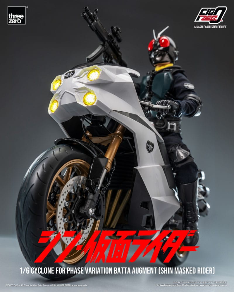 Kamen Rider FigZero Vehicle 1/6 Cyclone for Phase Variation Batta Augment (Shin Masked Rider) 35cm - Action Figures - ThreeZero - Hobby Figures UK
