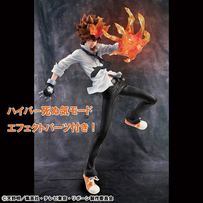 Katekyo Hitman Reborn! G.E.M. Series PVC Statue Tsunayoshi Sawada & Kyoya Hibari & Reborn Set 21cm - Scale Statue - Megahouse - Hobby Figures UK