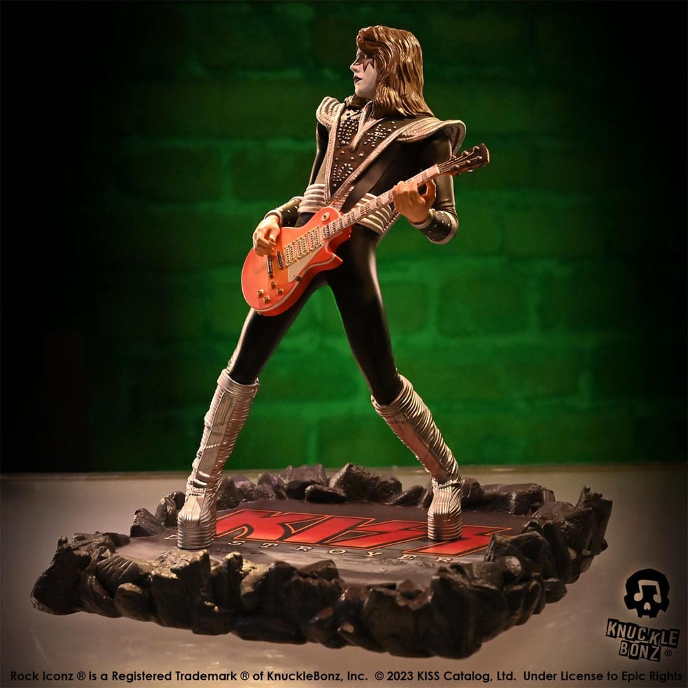 Kiss Rock Iconz Statue The Spaceman (Destroyer) 22cm - Scale Statue - Knucklebonz - Hobby Figures UK
