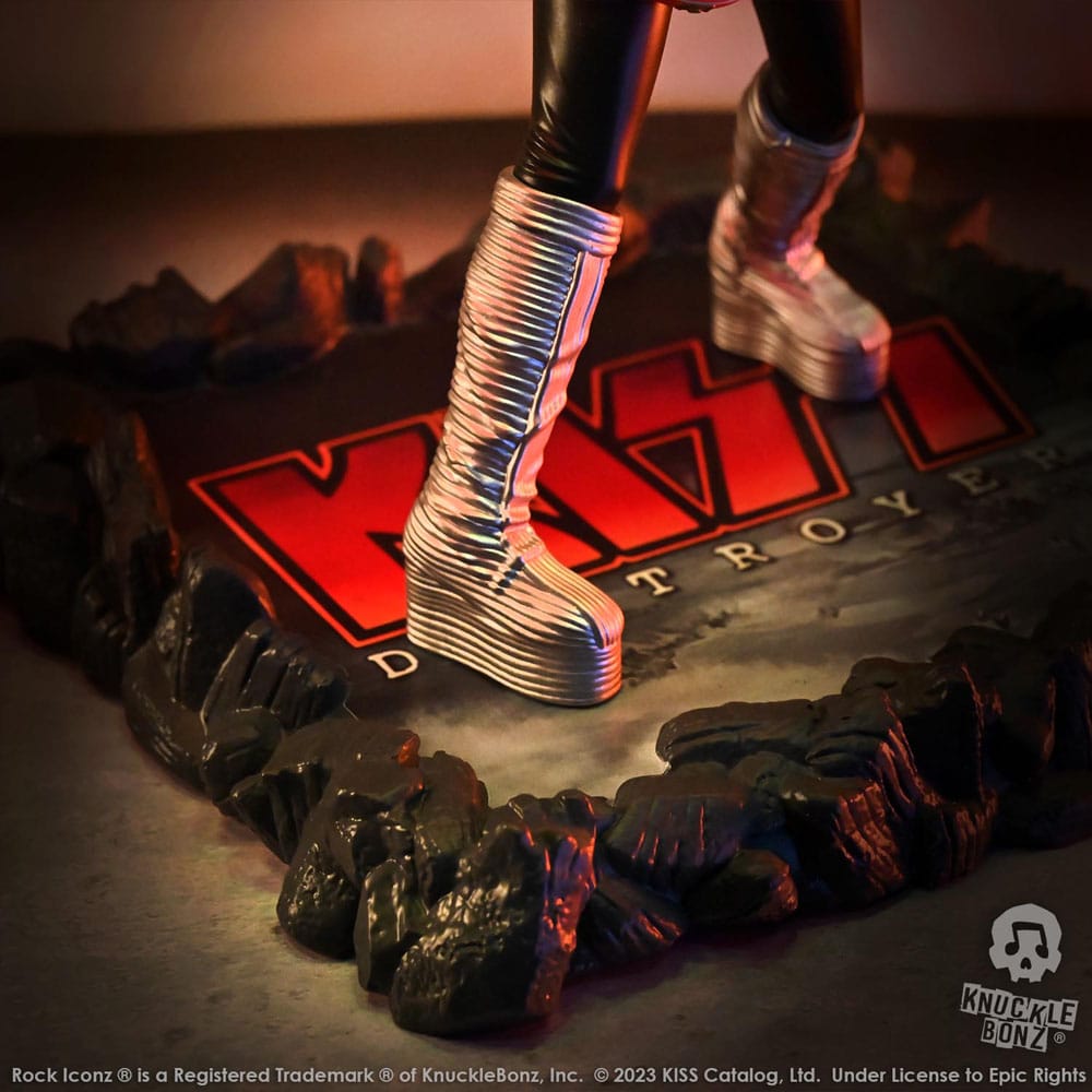 Kiss Rock Iconz Statue The Spaceman (Destroyer) 22cm - Scale Statue - Knucklebonz - Hobby Figures UK