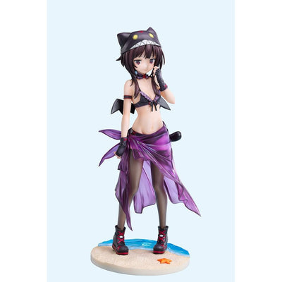 KonoSuba: An Explosion on This Wonderful World! Statue 1/7 Megumin Chomusuke Swimsuit Ver. 22cm - Scale Statue - A Dimension - Hobby Figures UK