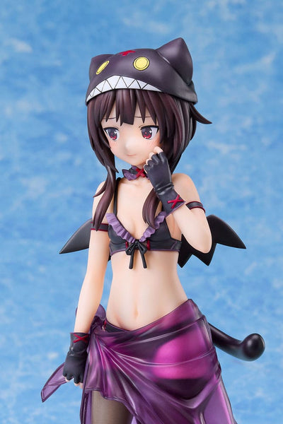KonoSuba: An Explosion on This Wonderful World! Statue 1/7 Megumin Chomusuke Swimsuit Ver. 22cm - Scale Statue - A Dimension - Hobby Figures UK