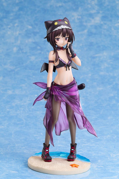 KonoSuba: An Explosion on This Wonderful World! Statue 1/7 Megumin Chomusuke Swimsuit Ver. 22cm - Scale Statue - A Dimension - Hobby Figures UK