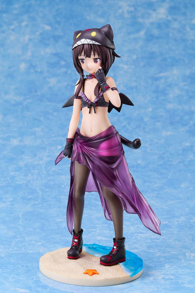 KonoSuba: An Explosion on This Wonderful World! Statue 1/7 Megumin Chomusuke Swimsuit Ver. 22cm - Scale Statue - A Dimension - Hobby Figures UK