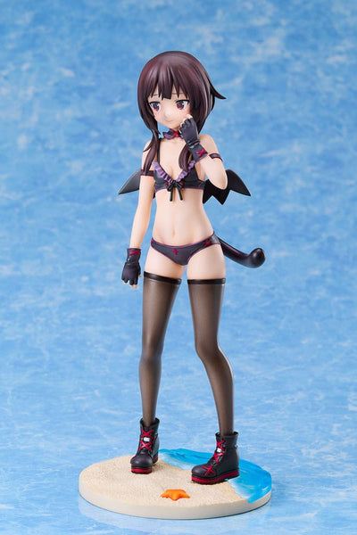 KonoSuba: An Explosion on This Wonderful World! Statue 1/7 Megumin Chomusuke Swimsuit Ver. 22cm - Scale Statue - A Dimension - Hobby Figures UK