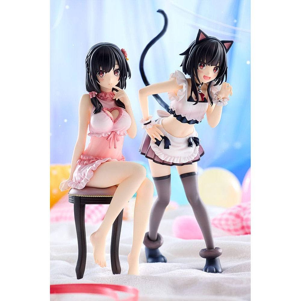 Konosuba God's blessing on this wonderful world! PVC Statue Megumin: Light Novel Catgirl Maid Ver. 16cm - Scale Statue - Kadokawa - Hobby Figures UK