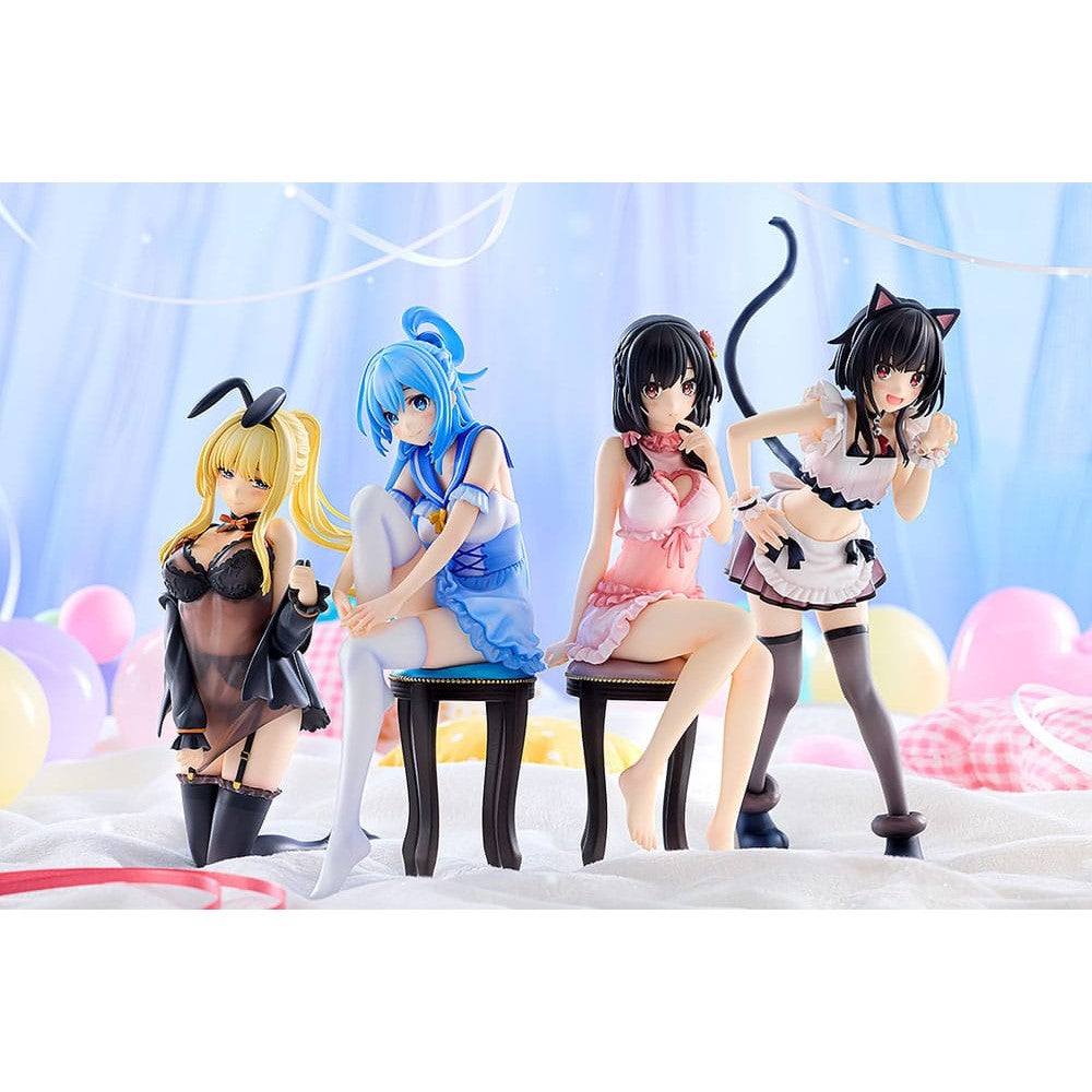 Konosuba God's blessing on this wonderful world! PVC Statue Megumin: Light Novel Catgirl Maid Ver. 16cm - Scale Statue - Kadokawa - Hobby Figures UK