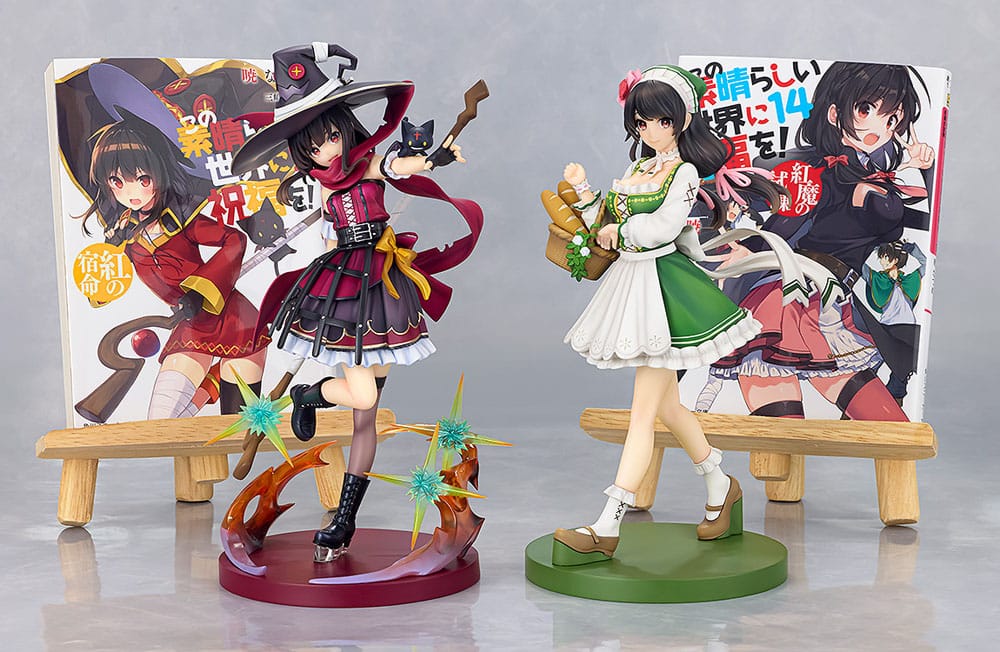 Konosuba God's blessing on this wonderful world! PVC Statue Megumin: Light Novel 10th Anniversary Ver. 18cm - Scale Statue - Kadokawa - Hobby Figures UK