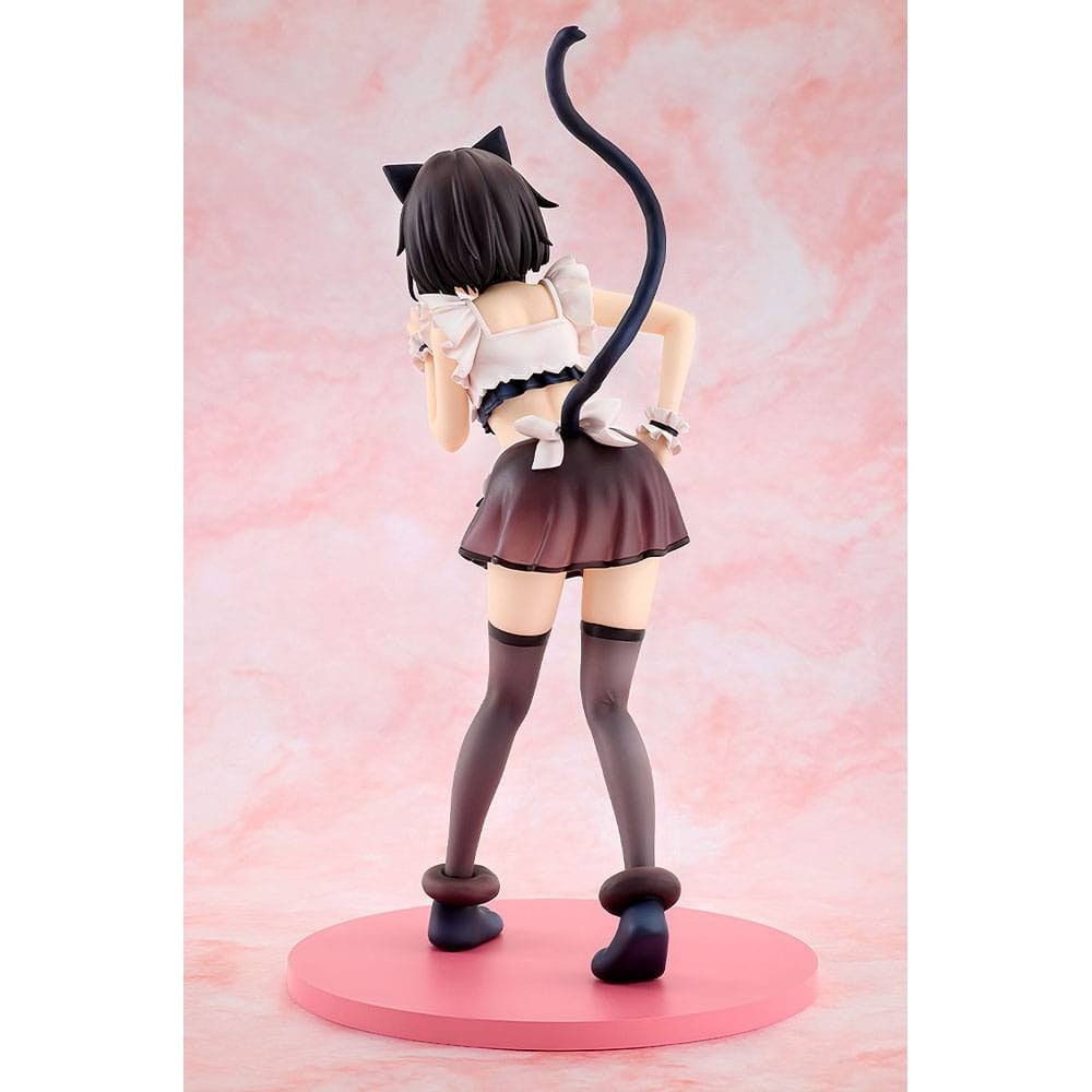 Konosuba God's blessing on this wonderful world! PVC Statue Megumin: Light Novel Catgirl Maid Ver. 16cm - Scale Statue - Kadokawa - Hobby Figures UK