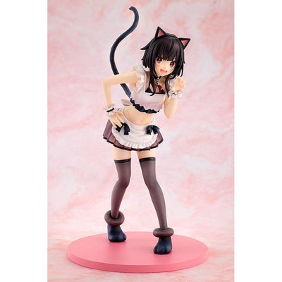 Konosuba God's blessing on this wonderful world! PVC Statue Megumin: Light Novel Catgirl Maid Ver. 16cm - Scale Statue - Kadokawa - Hobby Figures UK