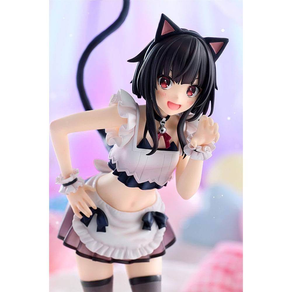 Konosuba God's blessing on this wonderful world! PVC Statue Megumin: Light Novel Catgirl Maid Ver. 16cm - Scale Statue - Kadokawa - Hobby Figures UK