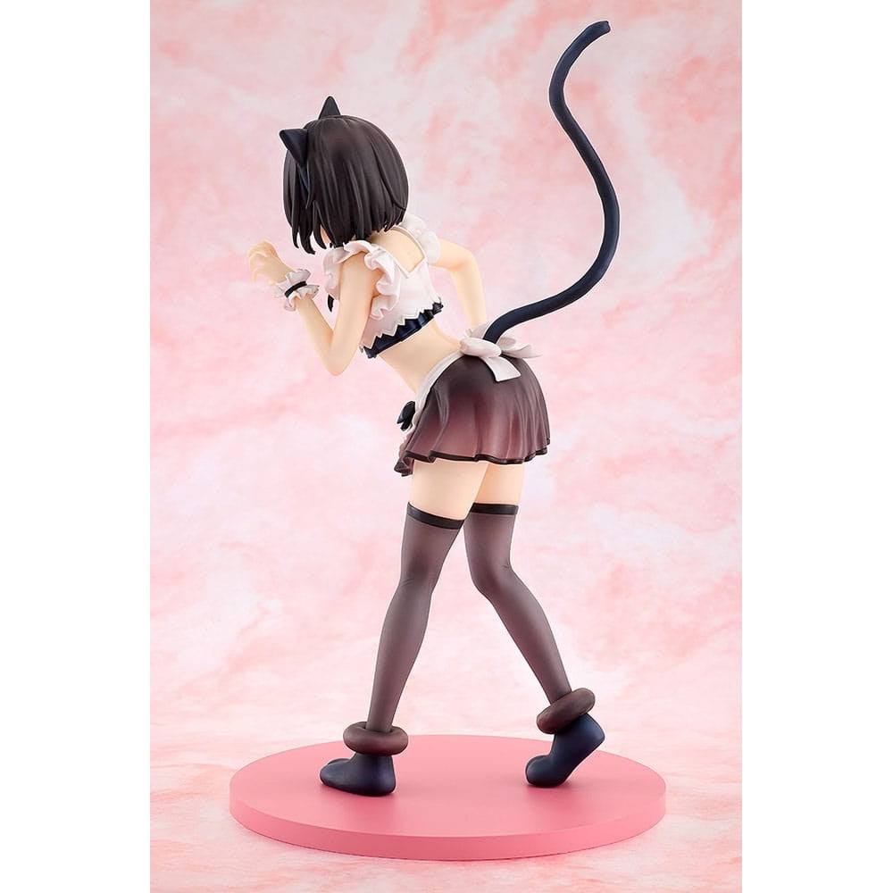 Konosuba God's blessing on this wonderful world! PVC Statue Megumin: Light Novel Catgirl Maid Ver. 16cm - Scale Statue - Kadokawa - Hobby Figures UK