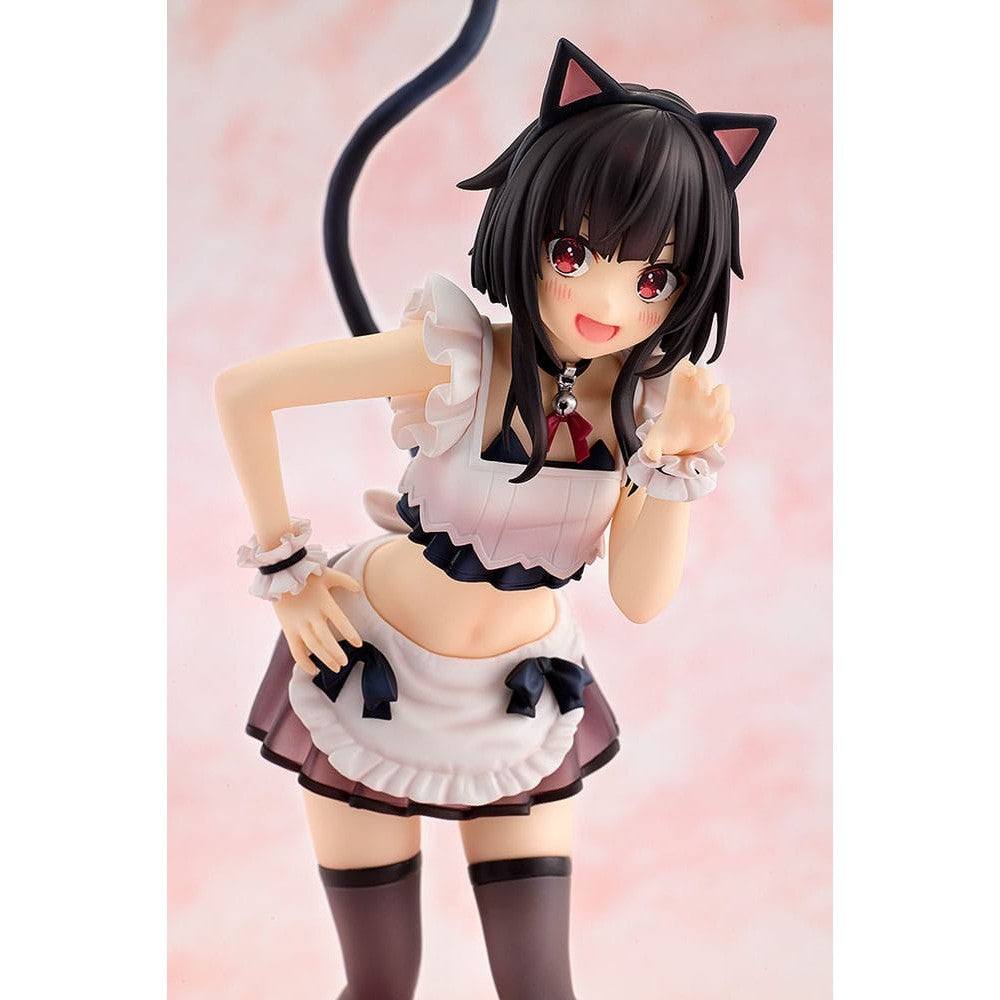 Konosuba God's blessing on this wonderful world! PVC Statue Megumin: Light Novel Catgirl Maid Ver. 16cm - Scale Statue - Kadokawa - Hobby Figures UK