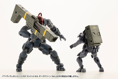 Kotobukiya M.S.G. Model Kit Accessory Set Heavy Weapon Unit 53 Combat Cell Dark Green Ver. - Model Kit - Kotobukiya - Hobby Figures UK