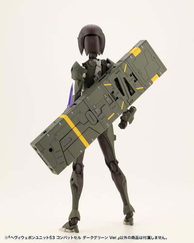 Kotobukiya M.S.G. Model Kit Accessory Set Heavy Weapon Unit 53 Combat Cell Dark Green Ver. - Model Kit - Kotobukiya - Hobby Figures UK