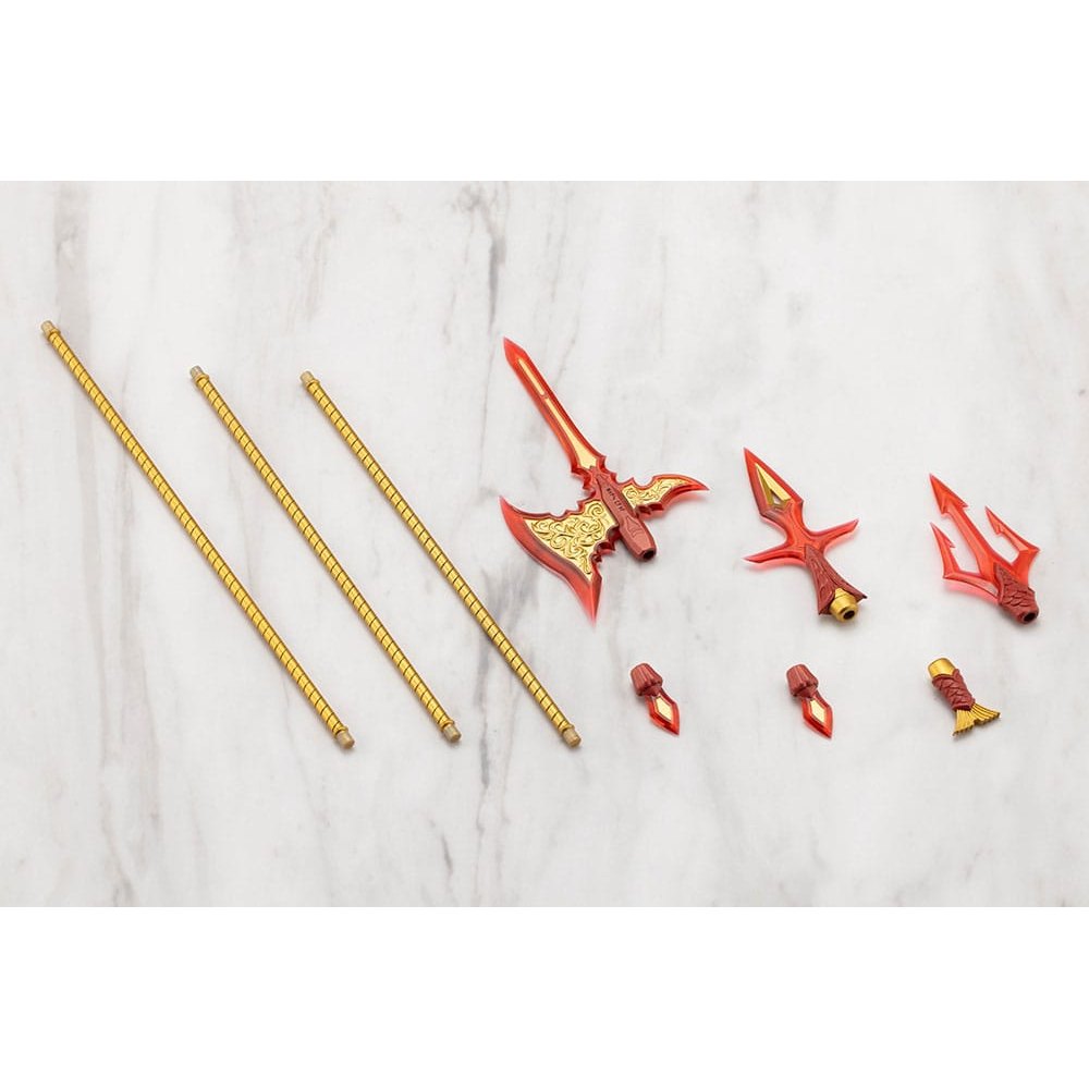 Kotobukiya M.S.G. Model Kit Accessory Set Virtuous Style 11 Pole Weapon Set Flamerite Ver. - Model Kit - Kotobukiya - Hobby Figures UK