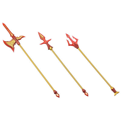 Kotobukiya M.S.G. Model Kit Accessory Set Virtuous Style 11 Pole Weapon Set Flamerite Ver. - Model Kit - Kotobukiya - Hobby Figures UK