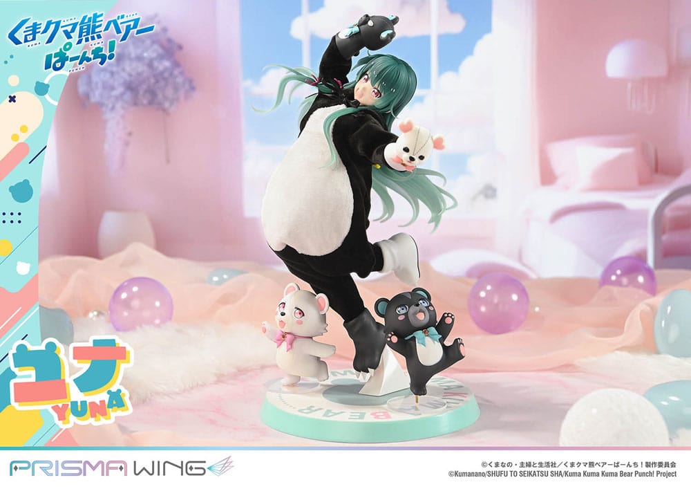 Kuma Kuma Kuma Bear Punch! Prisma Wing PVC Statue 1/7 Yuna 28cm - Scale Statue - Prime 1 Studio - Hobby Figures UK