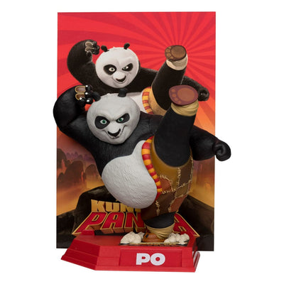 Kung Fu Panda Movie Maniacs PVC Statue Po 17cm - Scale Statue - McFarlane Toys - Hobby Figures UK