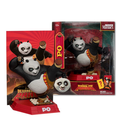 Kung Fu Panda Movie Maniacs PVC Statue Po 17cm - Scale Statue - McFarlane Toys - Hobby Figures UK