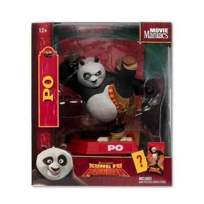 Kung Fu Panda Movie Maniacs PVC Statue Po 17cm - Scale Statue - McFarlane Toys - Hobby Figures UK