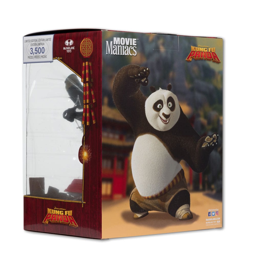 Kung Fu Panda Movie Maniacs PVC Statue Po 17cm - Scale Statue - McFarlane Toys - Hobby Figures UK