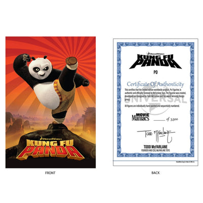Kung Fu Panda Movie Maniacs PVC Statue Po 17cm - Scale Statue - McFarlane Toys - Hobby Figures UK