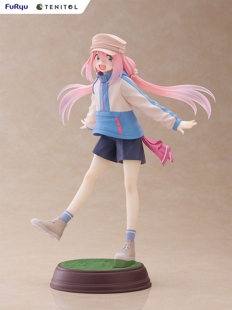 Laid-Back Camp Tenitol PVC Statue Nadeshiko Kagamihara 22cm - Scale Statue - Furyu - Hobby Figures UK