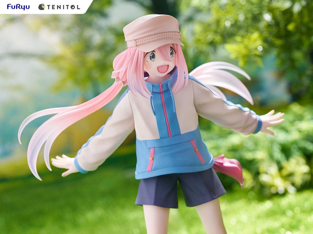 Laid-Back Camp Tenitol PVC Statue Nadeshiko Kagamihara 22cm - Scale Statue - Furyu - Hobby Figures UK