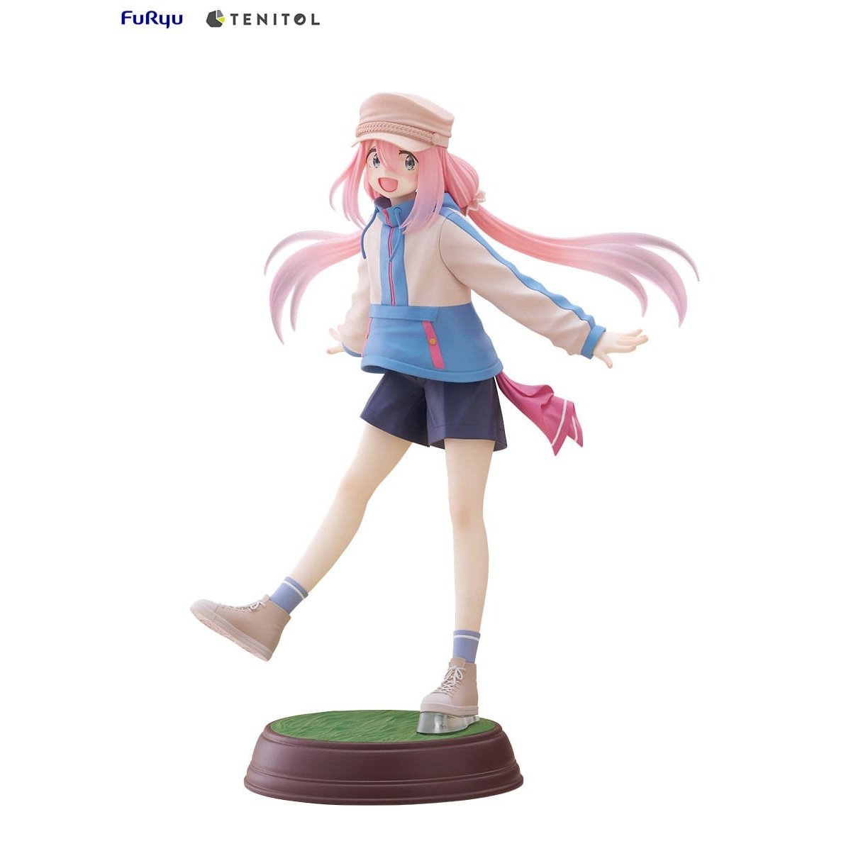 Laid-Back Camp Tenitol PVC Statue Nadeshiko Kagamihara 22cm - Scale Statue - Furyu - Hobby Figures UK