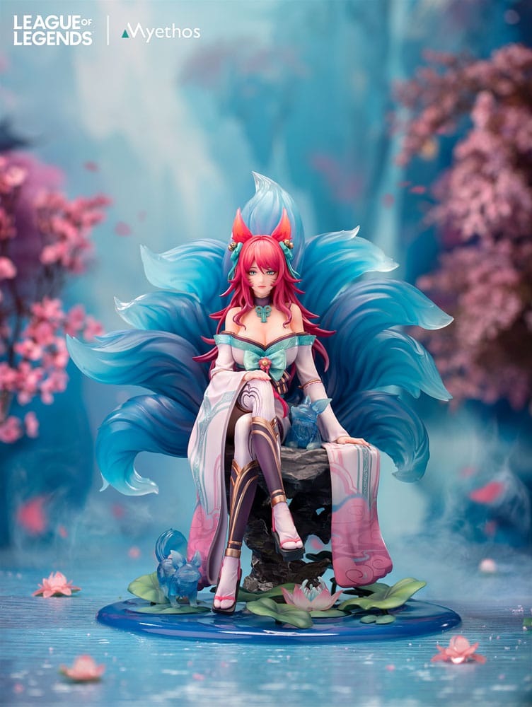 League of Legends PVC Statue 1/7 Spirit Blossom Ahri 27cm - Scale Statue - Myethos - Hobby Figures UK