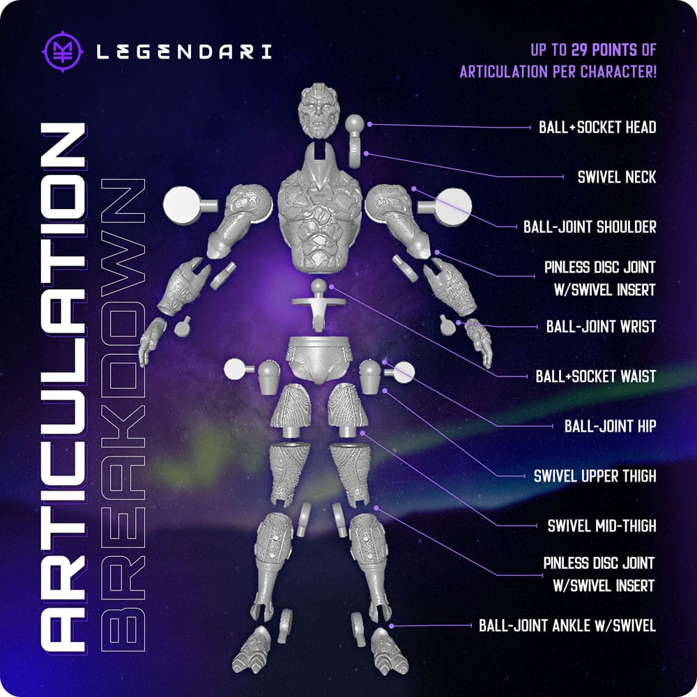 Legendari Action Figure 1/10 Arcturus 18cm - Action Figures - MetaTravelers - Hobby Figures UK