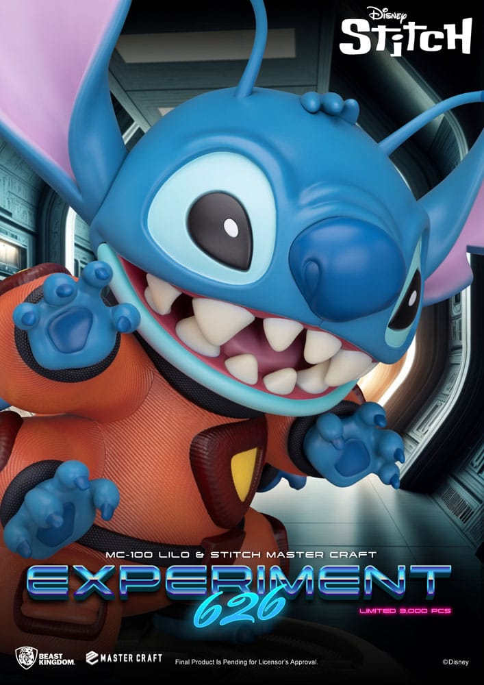 Lilo & Stitch Master Craft Statue Experiment 626 39cm - Scale Statue - Beast Kingdom Toys - Hobby Figures UK