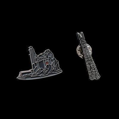 Lord of the Rings Collectors Pins 2-Pack Helm's Deep & Orthanc - Mini Figures - Weta Workshop - Hobby Figures UK