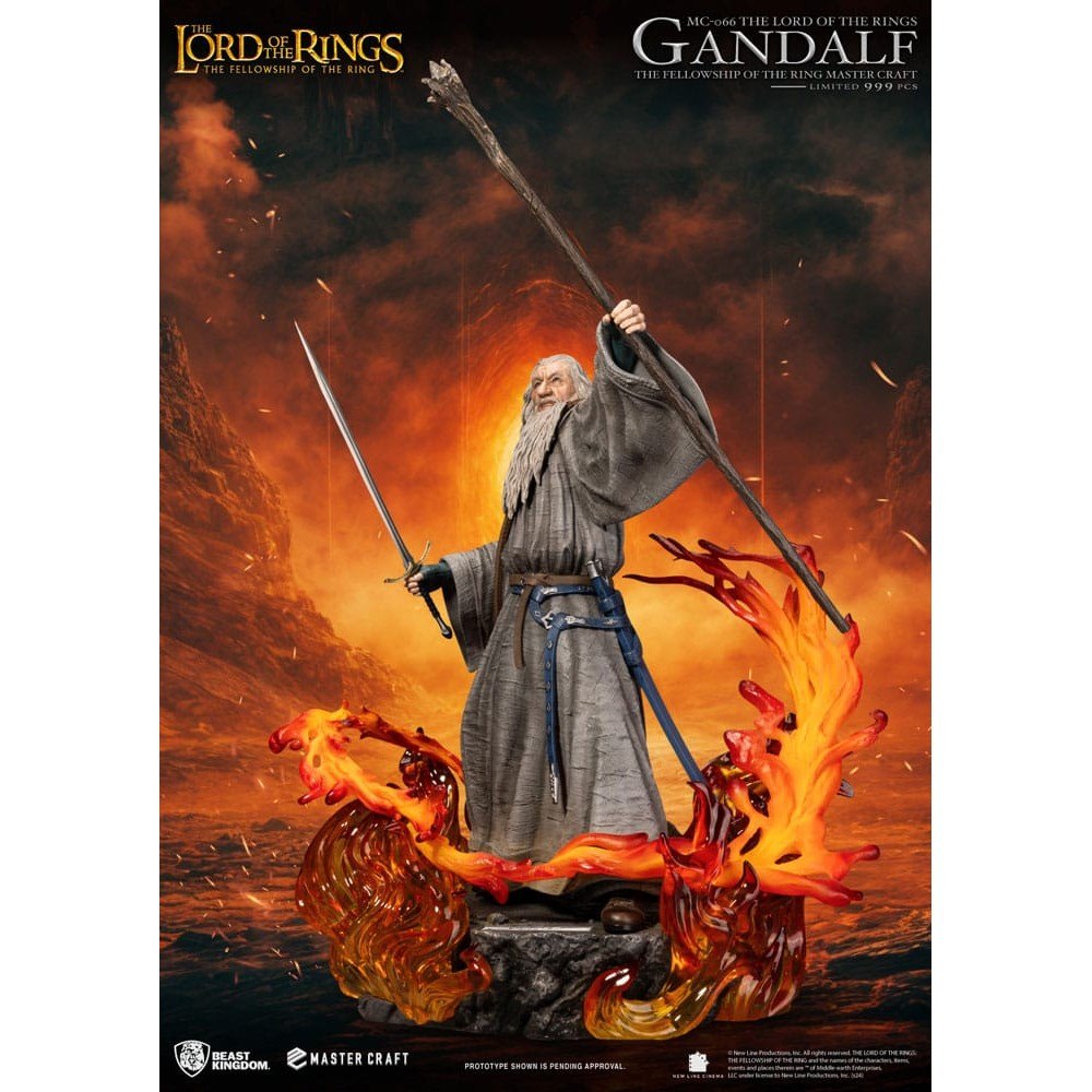Lord of the Rings Master Craft Statue Gandalf 58cm - Scale Statue - Beast Kingdom Toys - Hobby Figures UK