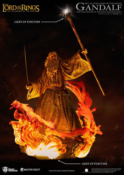 Lord of the Rings Master Craft Statue Gandalf 58cm - Scale Statue - Beast Kingdom Toys - Hobby Figures UK