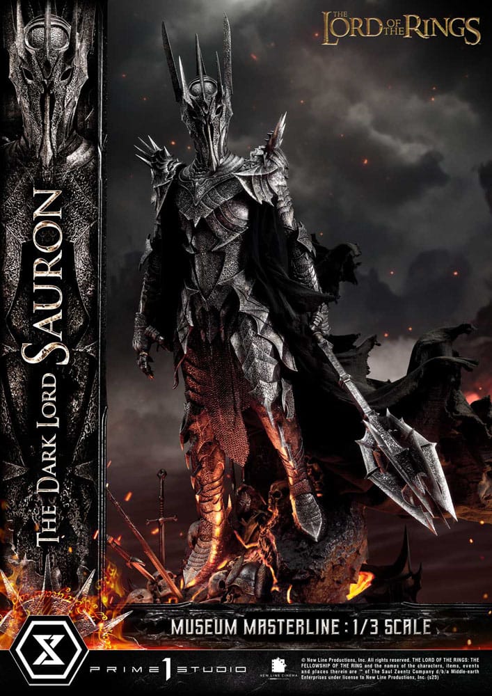 Lord of the Rings Museum Masterline Series Statue 1/3 The Dark Lord Sauron 117cm