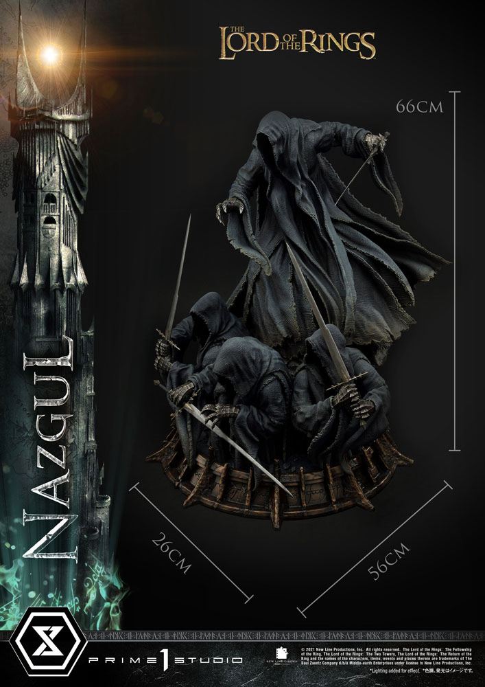 Lord of the Rings Statue 1/4 Nazgul 66cm - Scale Statue - Prime 1 Studio - Hobby Figures UK