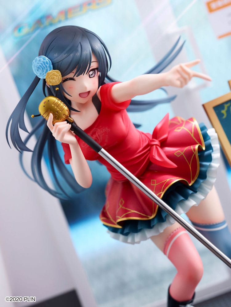 Love Live! Nijigasaki High School Idol Club PVC Statue 1/7 Odaiba Gamers Signboard Girl Setsuna Yuki 21cm - Scale Statue - Wave - Hobby Figures UK
