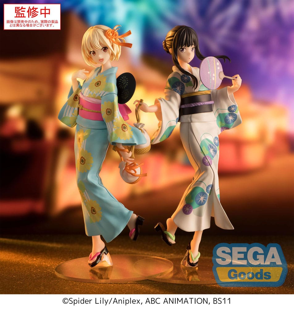 Lycoris Recoil Luminasta PVC Statue Chisato Nishikigi Festival in Yukata 19cm - Scale Statue - Sega - Hobby Figures UK