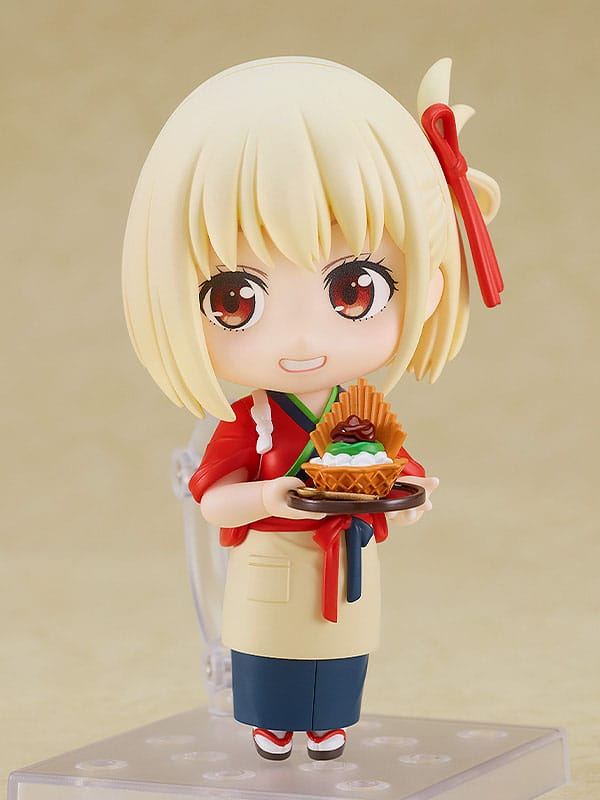 Lycoris Recoil Nendoroid Action Figure Chisato Nishikigi: Cafe LycoReco Uniform Ver. 10cm - Mini Figures - Good Smile Company - Hobby Figures UK